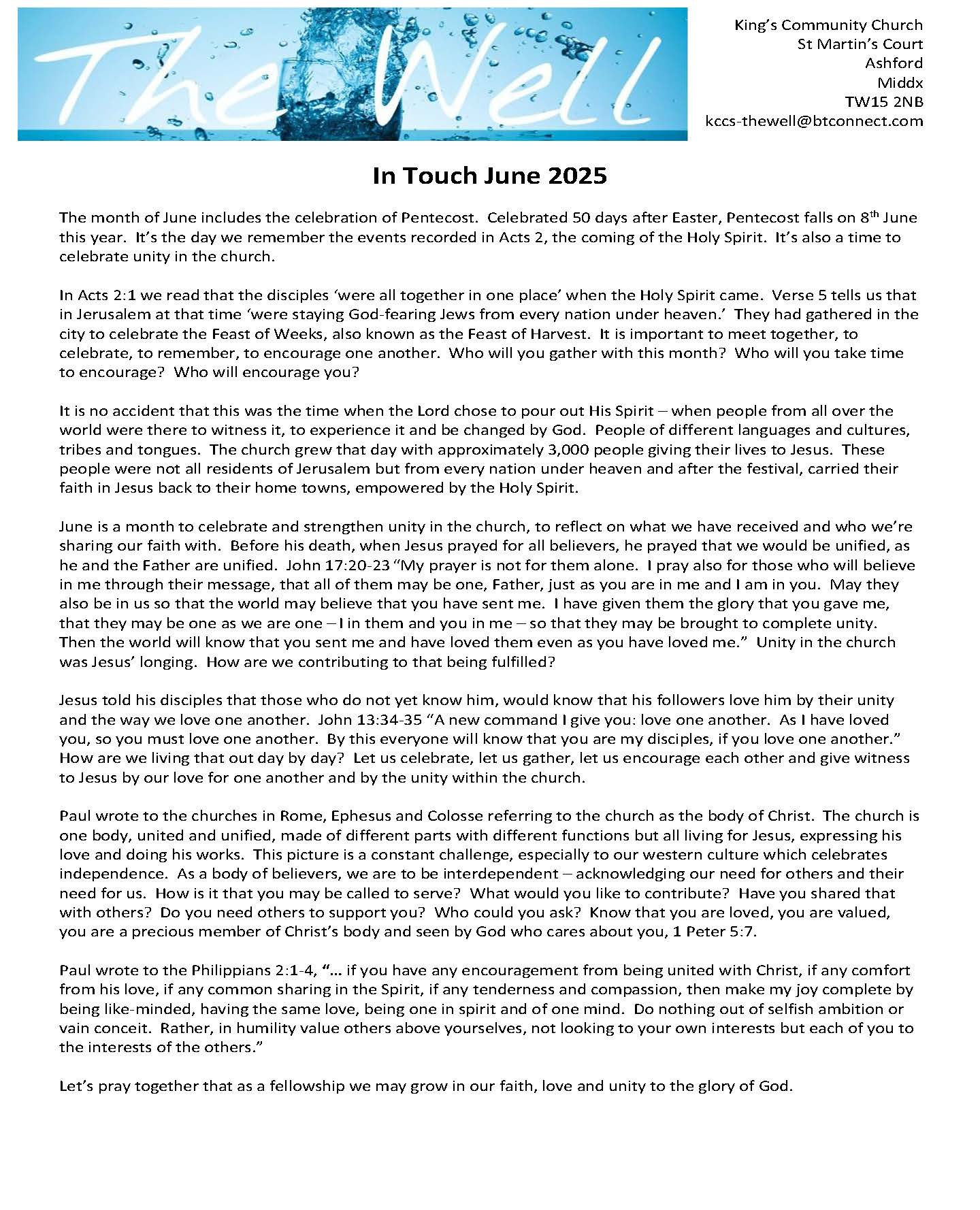 In Touch June P1